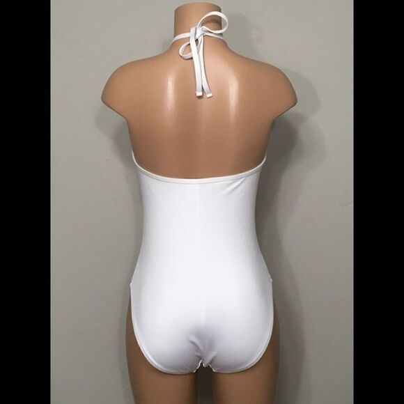 Kenneth Cole lattice high neck swimsuit. NWOT - Picture 4 of 8